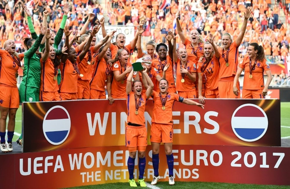 Eurocopa Feminina será disputada de 6 a 31 de julho de 2022. AFP