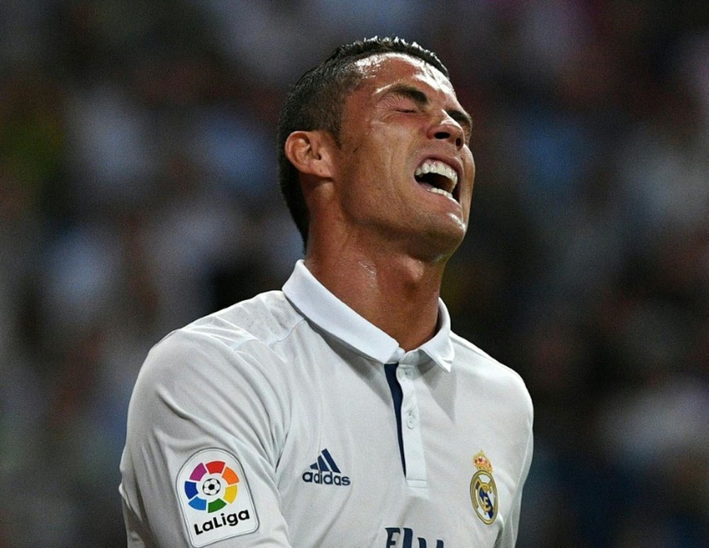 Ronaldo's rant has started to circulate on the internet. AFP