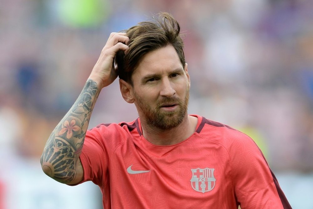 Messi será el extranjero con más partidos. AFP