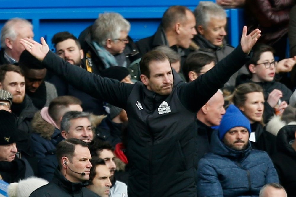 Jan Siewert quitte Huddersfield. AFP