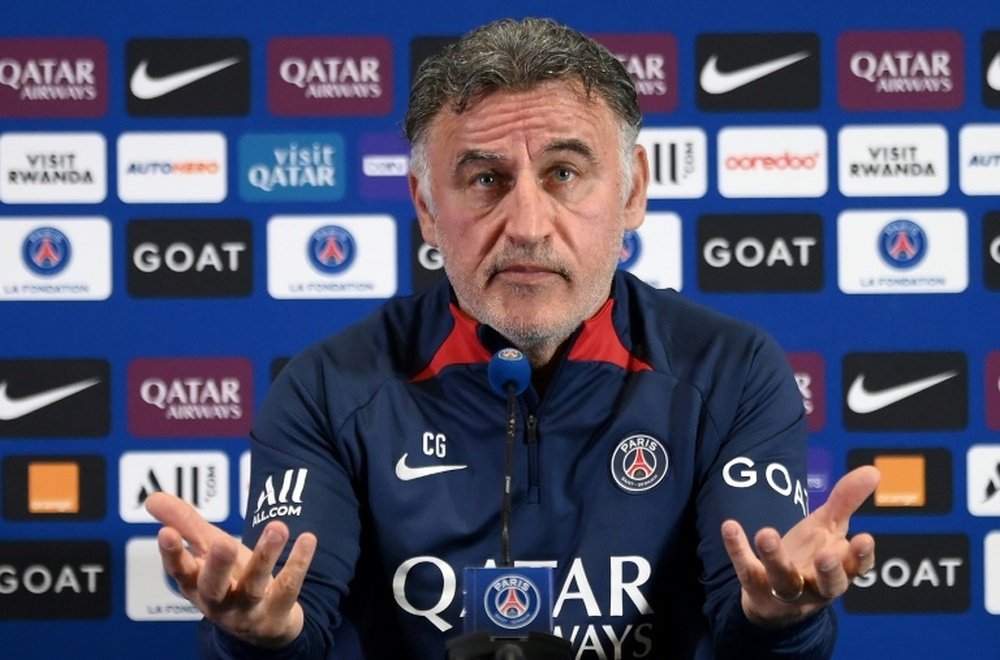 Galtier voltou a defender Messi. AFP