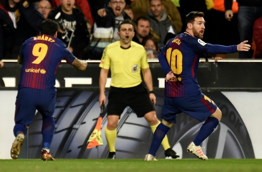 El gol claro que no le dieron a Messi sigue dando de qué hablar. AFP