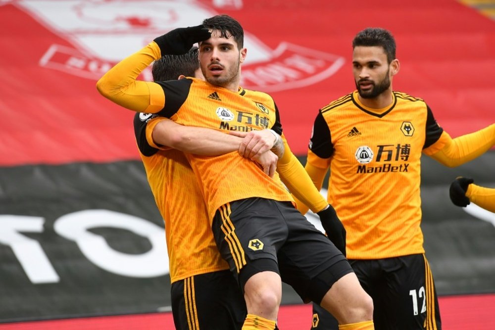 Pedro Neto prolonge jusqu'en 2027 avec les Wolves. AFP