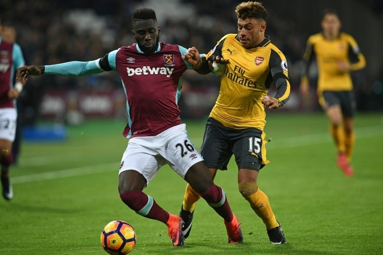 El Arsenal y el West Ham se enfrentan por diferentes objetivos. AFP