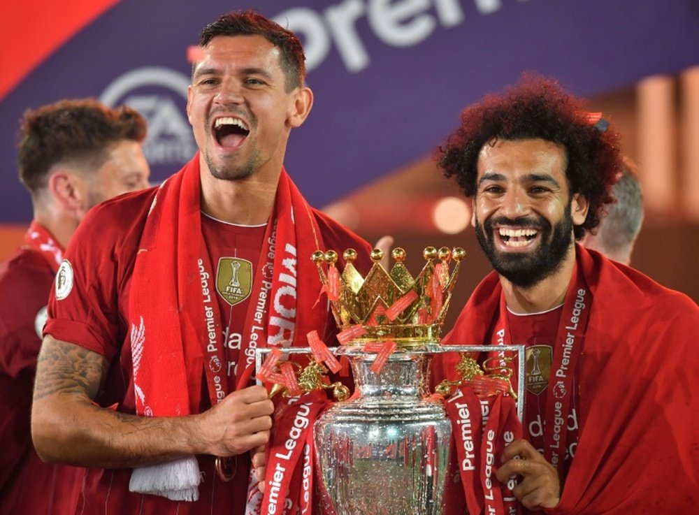 Liverpool have three players who could be named player of the year. AFP