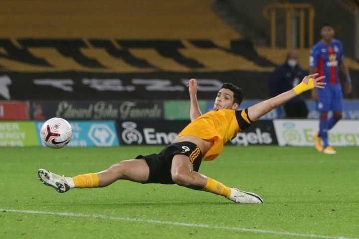 Raul Jimenez made his first start for Wolves in 258 days
