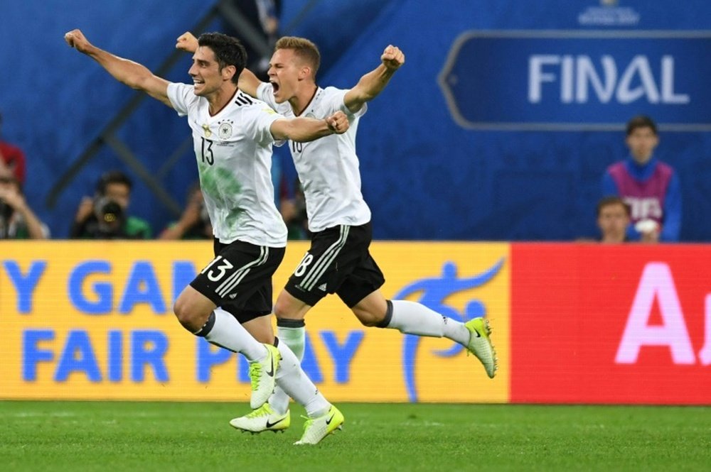 Kimmich analizó la final ante Chile que le dio el título a los alemanes. AFP