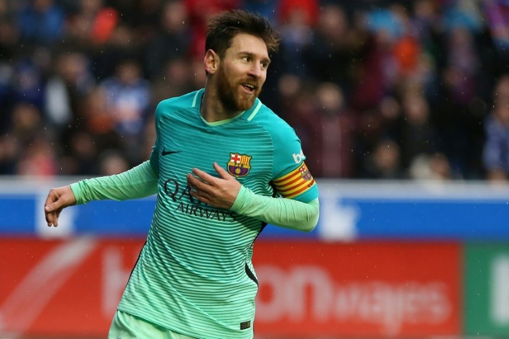 La renovación de Messi sigue siendo la gran preocupación del Barça. AFP