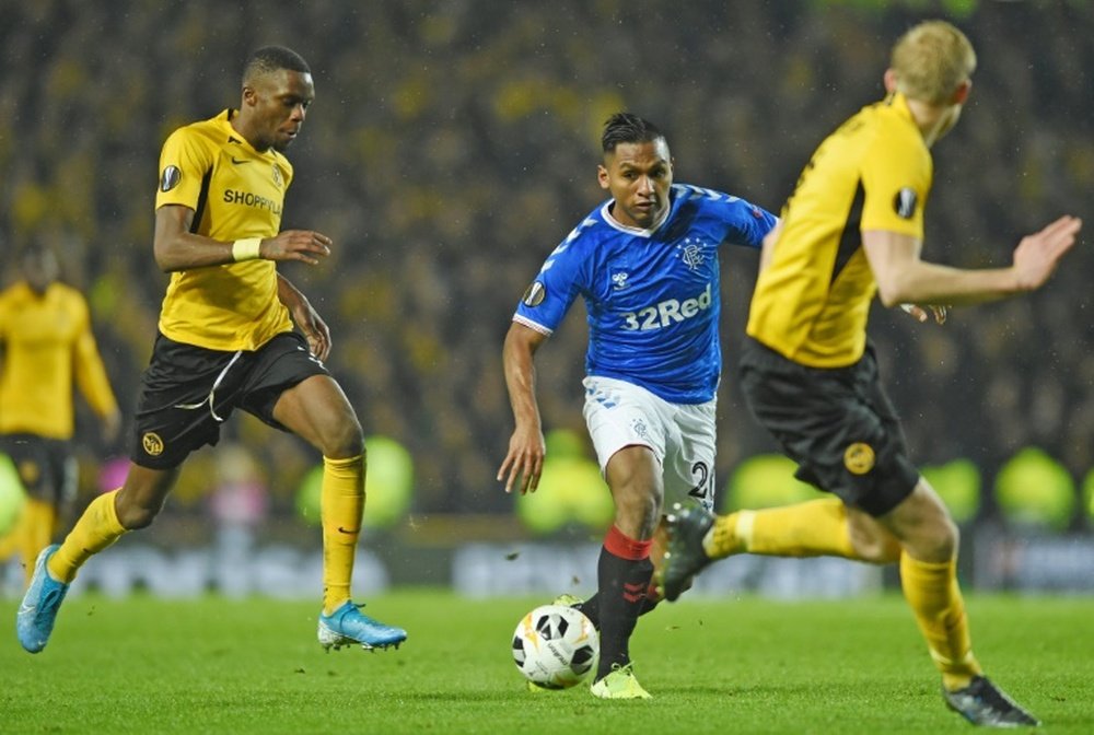 Alfredo Morelos no deja de sonar para jugar en Francia. AFP