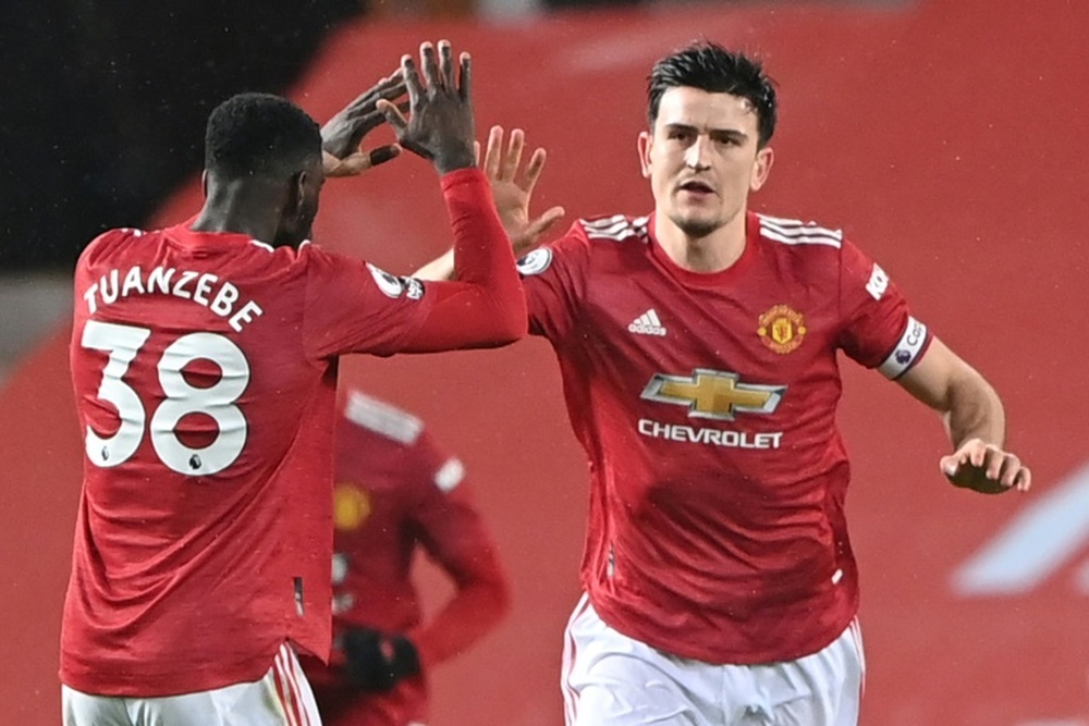 El Manchester United prepara una oferta de renovación para Harry Maguire. AFP