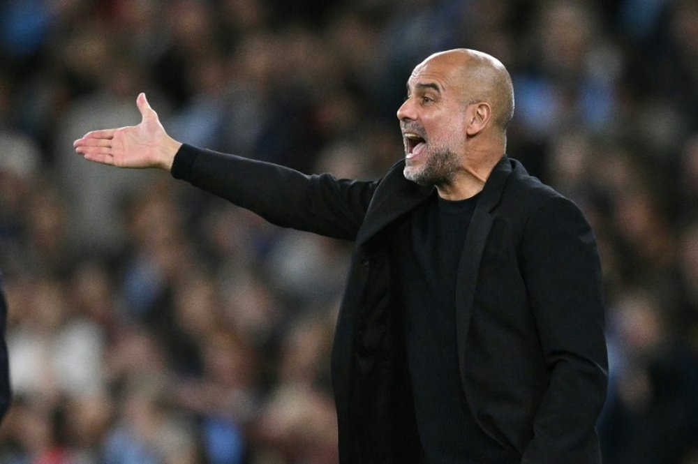 Guardiola provided some insight into the move that led to Callafiori's goal. AFP