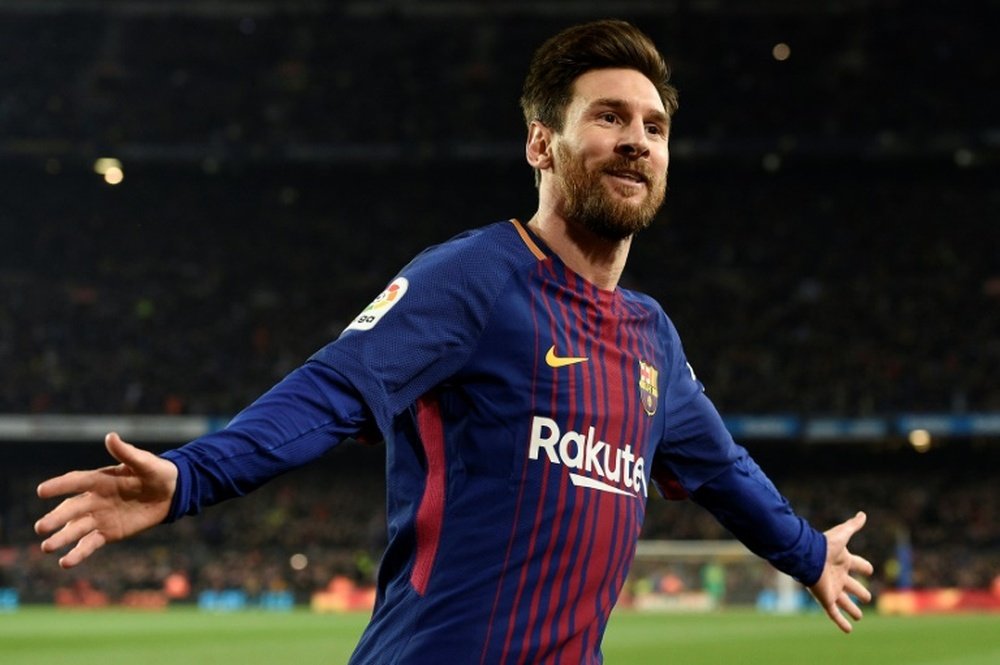 Messi has already made history at Barcelona. AFP