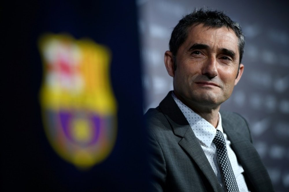 Ernesto Valverde ve bien la llegada de Semedo. AFP