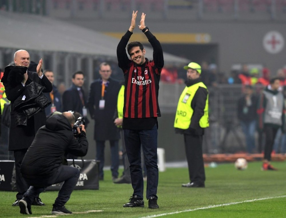 Kaká pudo volver a Italia. AFP