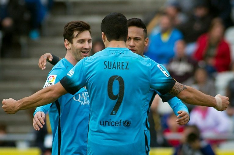 Barca turn up seemingly firing on all cylinders and eight points clear in La Liga after Luis Suarez and Neymar teamed up in the weekends 2-1 win at Las Palmas