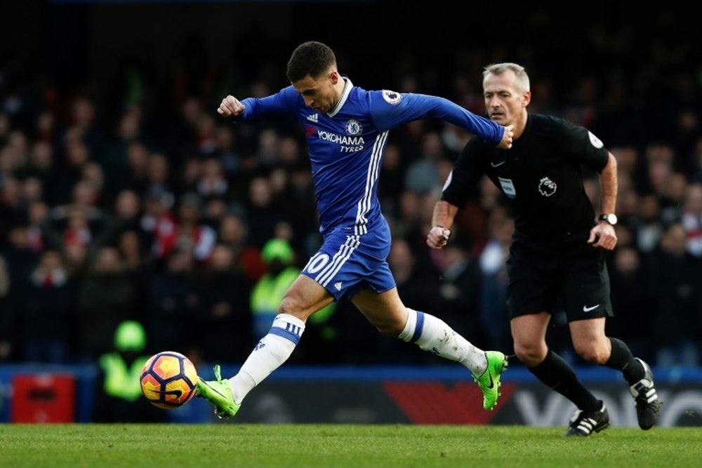 Hazard podría llegar al Real Madrid. AFP