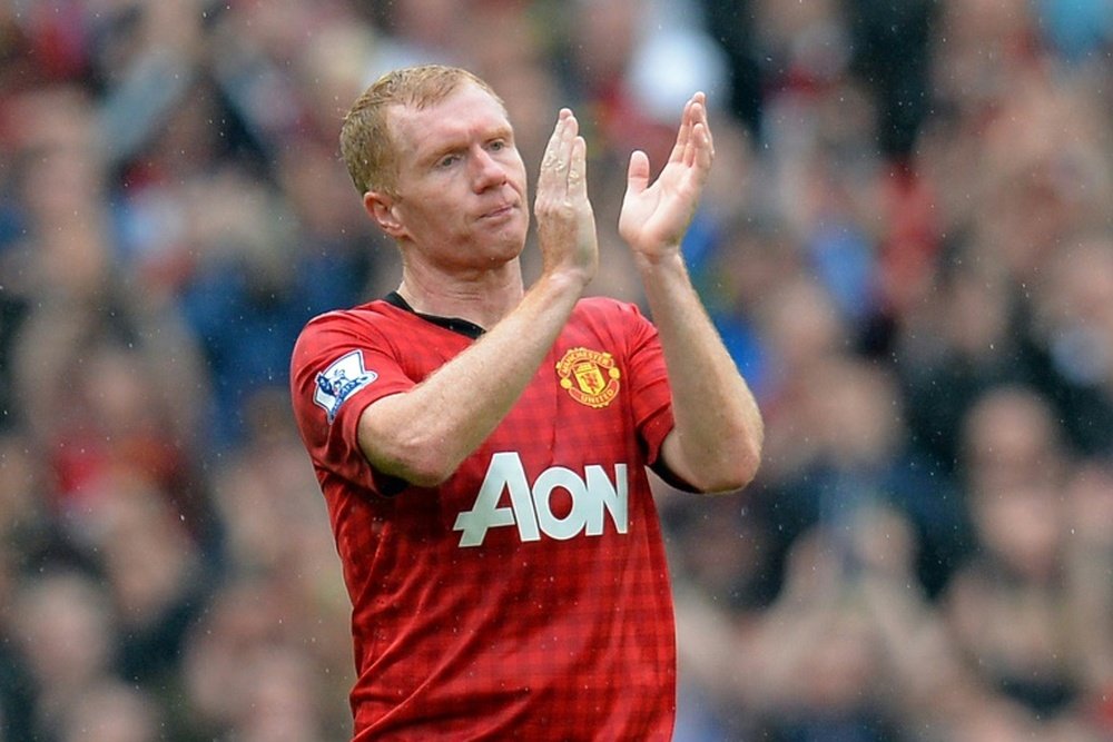 Scholes didn't back his old team to win. AFP