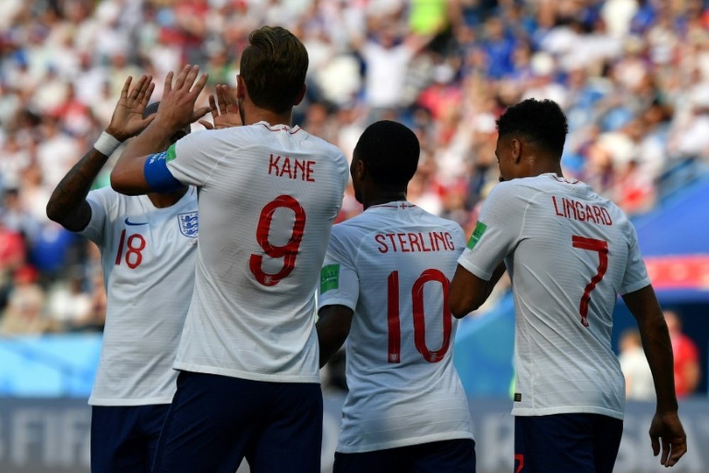 Kane anotó tres tantos ante Panamá. AFP