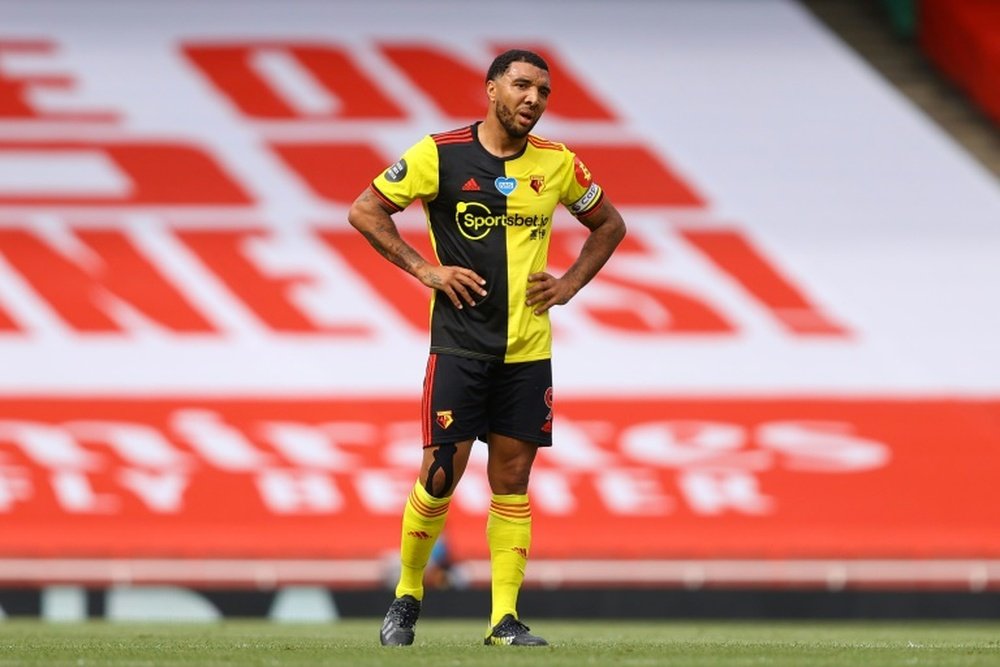 Troy Deeney victime d'insultes racistes. AFP