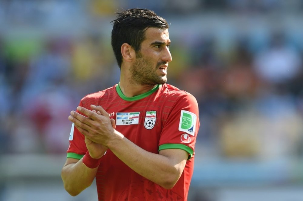 Iran defender Hajsafi signs for Greece's Olympiakos. AFP