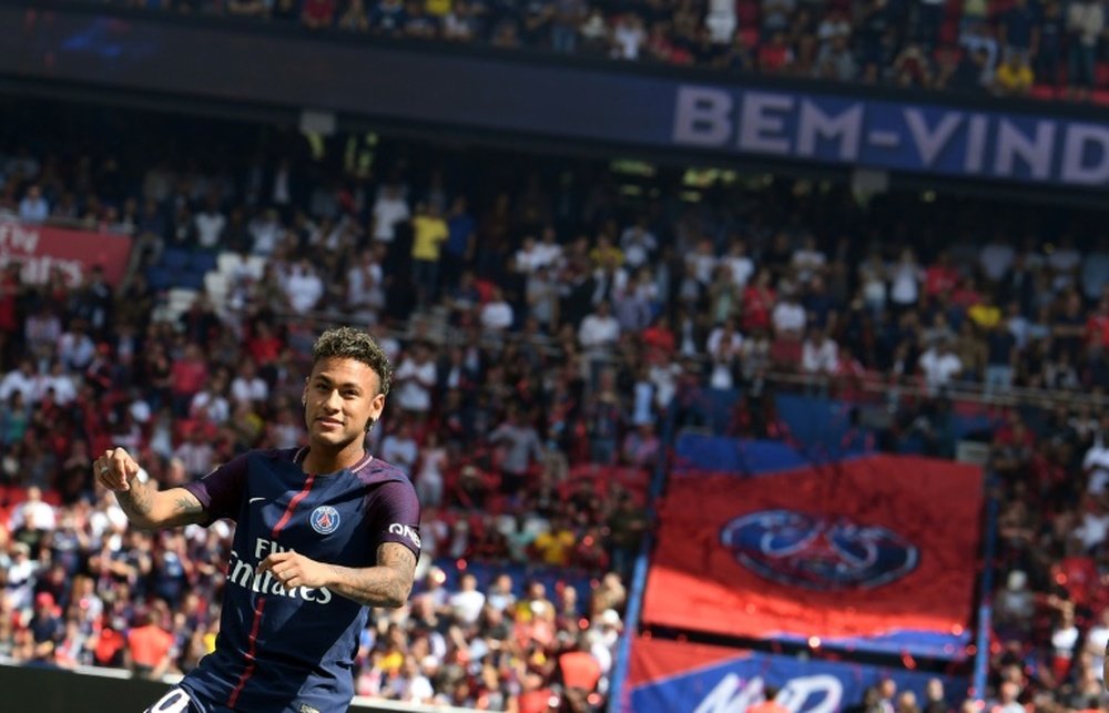 Neymar left the Camp Nou amid controversy. AFP