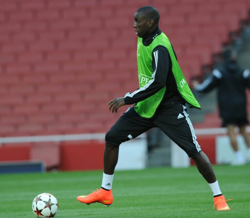 Demba Ba podría dejar el Lugano tras apenas estar un mes en el club. AFP/Archivo