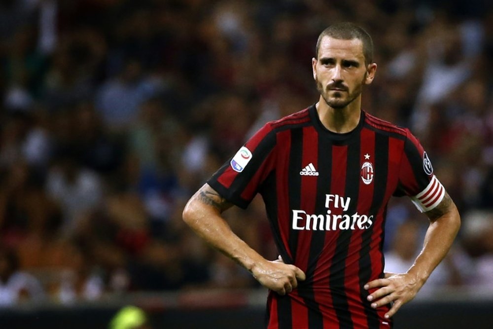 Bonucci spent some of the early years in his career at AC Milan rivals Inter. AFP