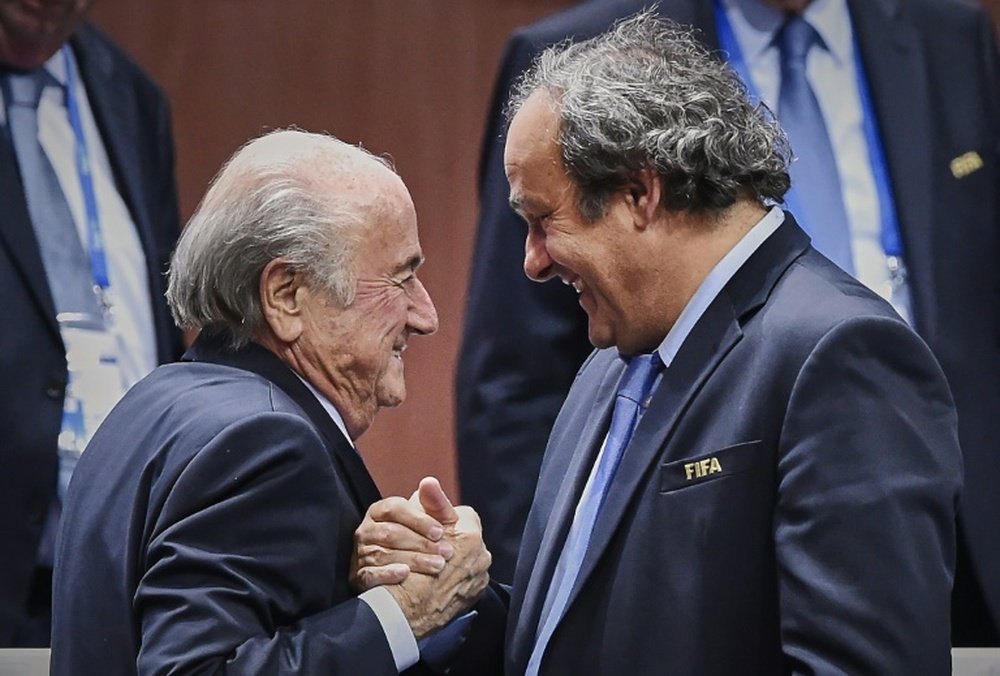 Sepp Blatter (left) and Michel Platini have both been suspended for 90 days by FIFAs ethics committee as Swiss authorities conduct a criminal investigation into corruption allegations