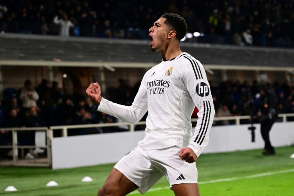 Jude Bellingham has scored 6 goals in his last 7 appearances for Real Madrid. AFP