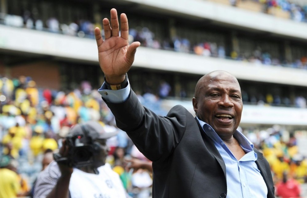 Shakes Mashaba became embroiled in a slanging match with SAFA officials. AFP