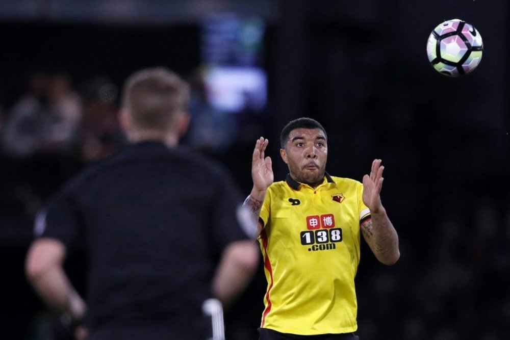 Troy Deeney was the only goalscorer in Saturday's clash. AFP
