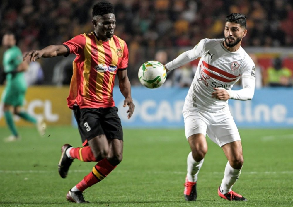 La finale de la Champions League africaine reportée. AFP