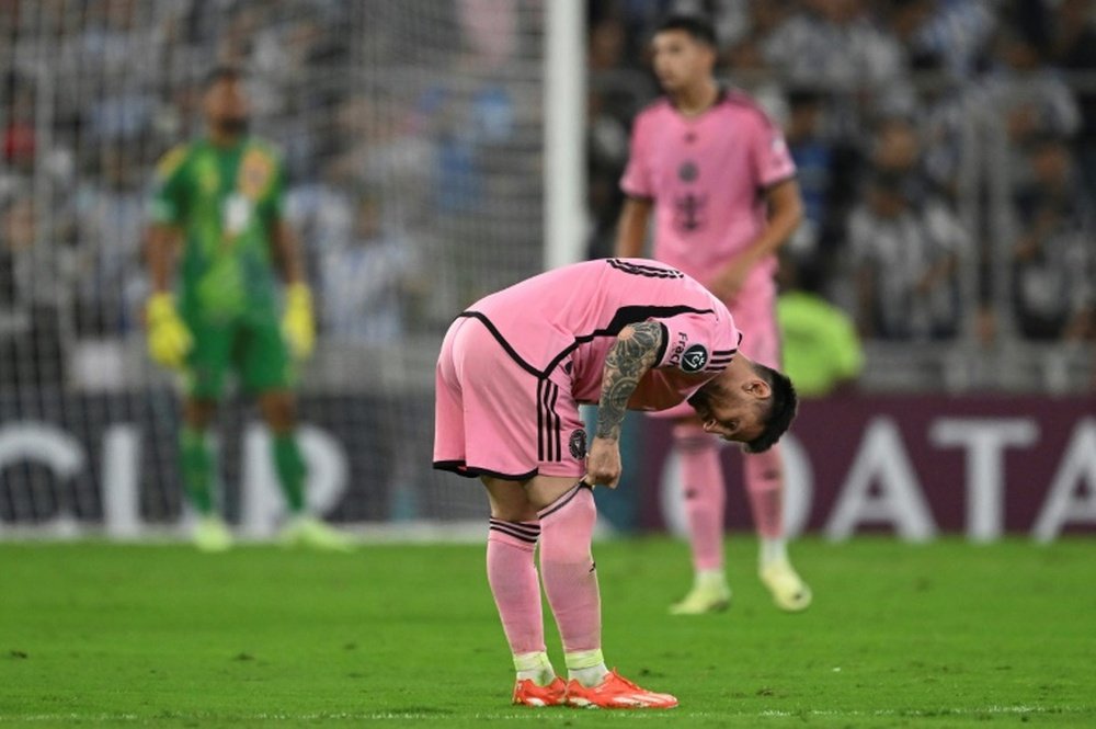 Messi y su Inter Miami, eliminados. AFP