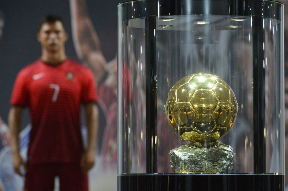 A wax statue of Cristiano Ronaldo and a FIFA Ballon dOr are displayed at the new location of the CR7 museum dedicated to Ronaldos professional career, on the Portuguese island of Madeira