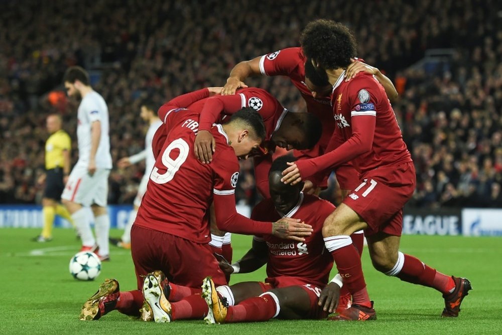 Liverpool blew Spartak Moscow away at Anfield. AFP