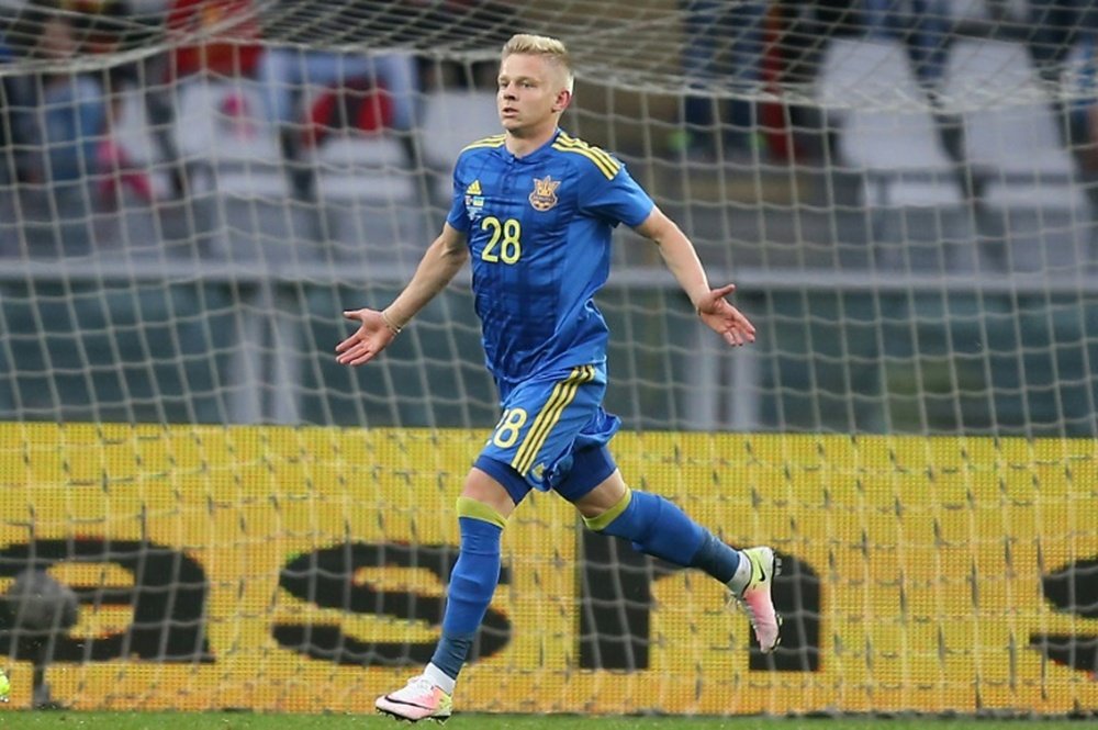 Zinchenko es la gran promesa del fútbol ucraniano. AFP