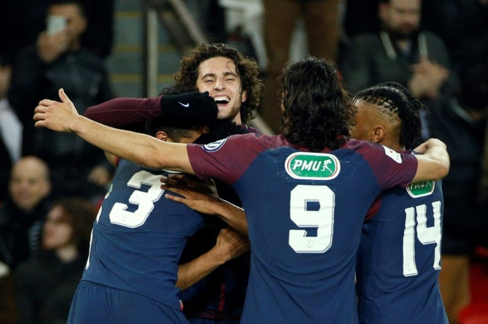 PSG cruised to victory over Guingamp despite Neymar's absence. AFP