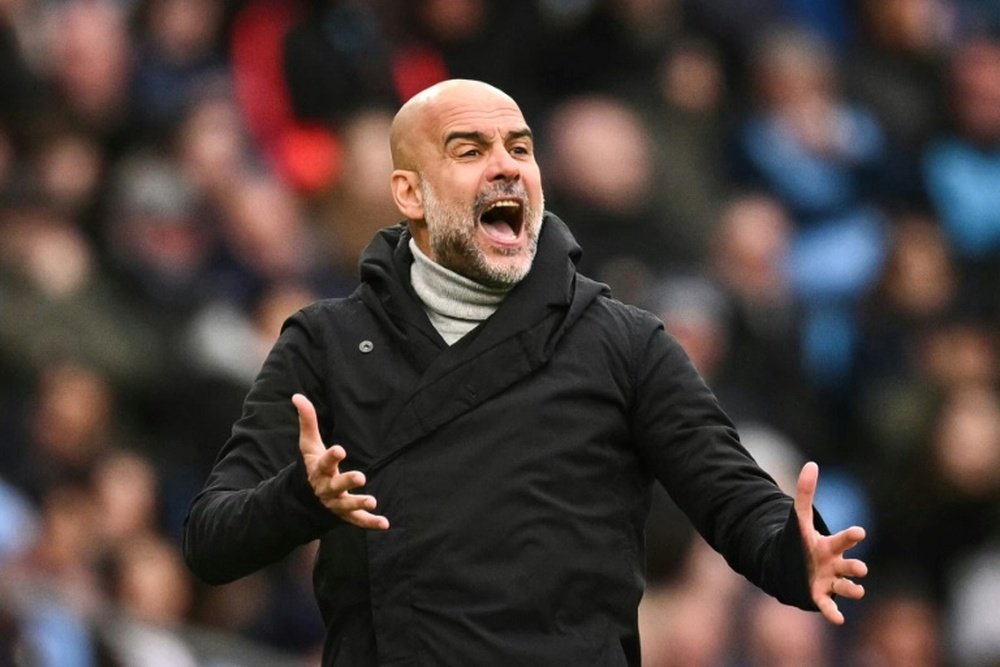 Guardiola eyes Champions League qualification. AFP