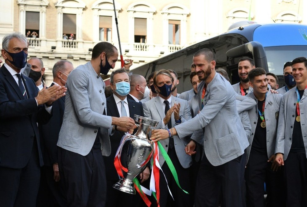 Ultim'ora del calcio italiano in data 5 settembre 2021. AFP