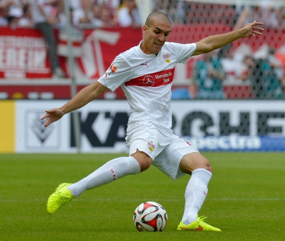 Oriol Romeu, pictured on August 30, 2014, grabbed the equaliser on 73 minutes for Southampton