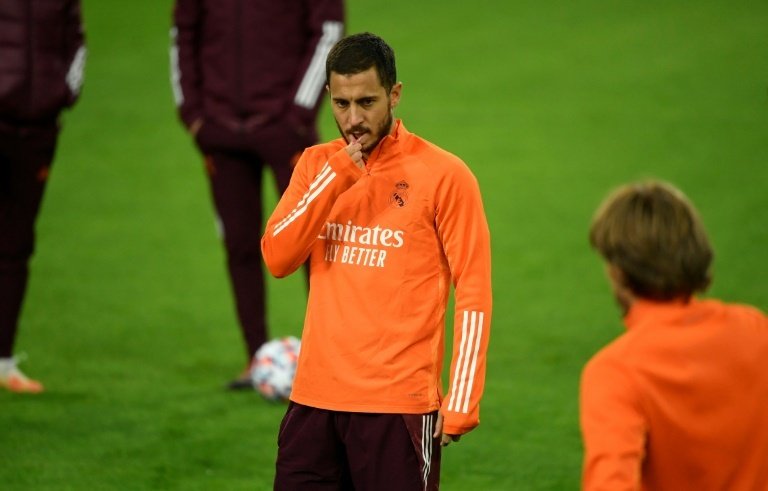 Malas noticias para el Madrid: Hazard vuelve a dar positivo. AFP