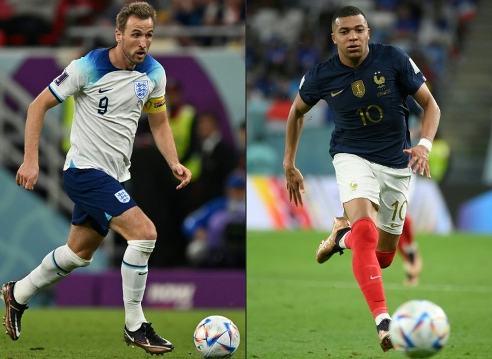 Harry Kane et Kylian Mbappé trophée Gerd Müller. AFP