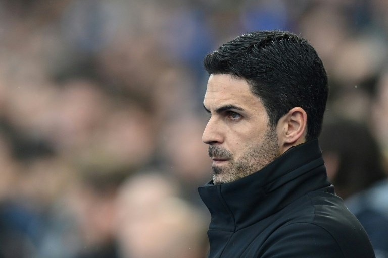 Mikel Arteta uses injured players to play mind games with his opponents. AFP