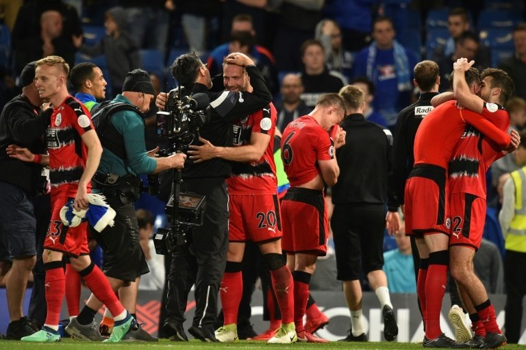 Huddersfield enjoyed a jubilant night on Wednesday, AFP