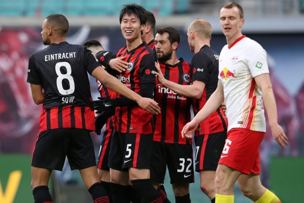 El Eintracht ha propinado un severo correctivo al Union Berlin. AFP/Archivo