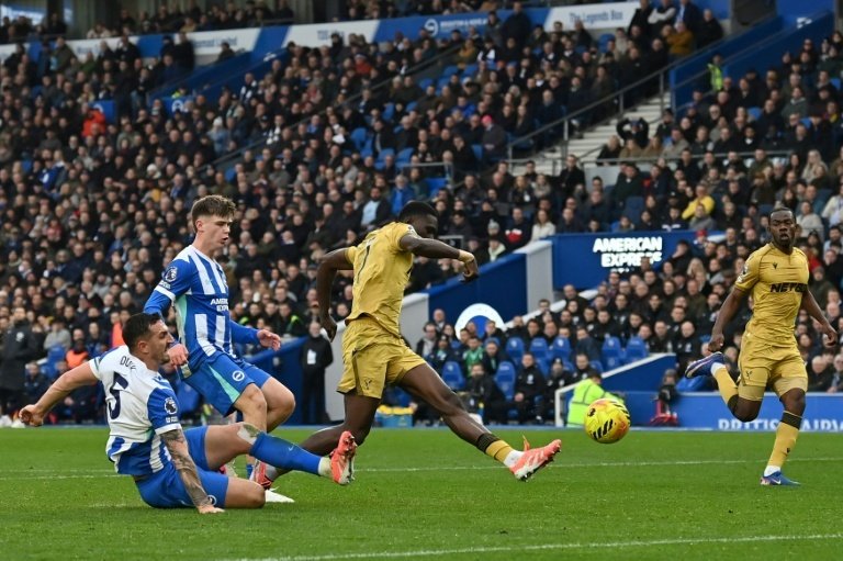 Sarr scored the only goal of the match. AFP