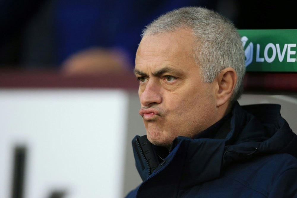 Mourinho has gone six games in a row without a win for the first time ever. AFP
