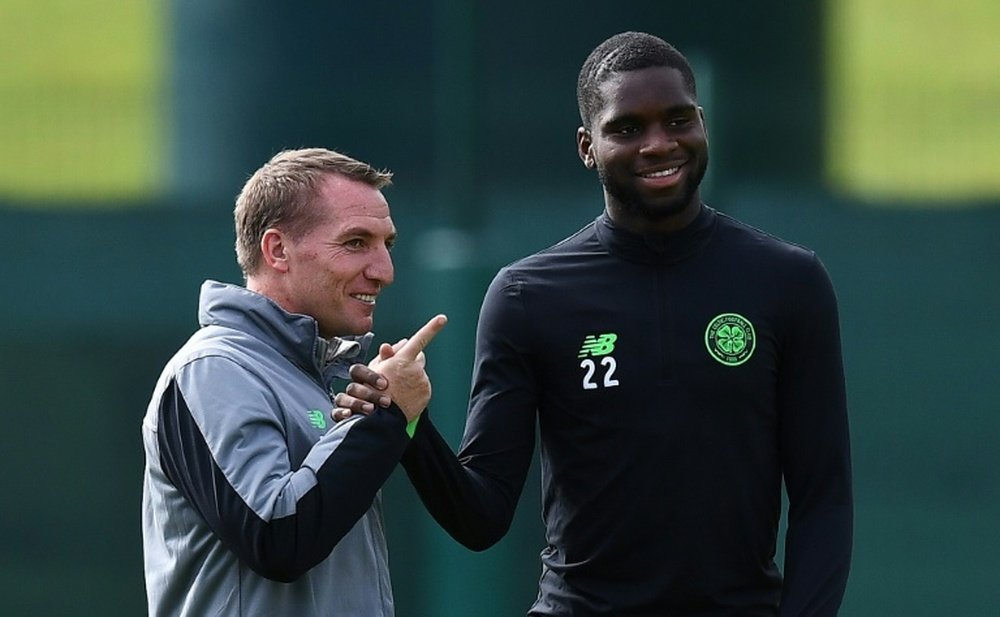 Edouard scored the winner after his introduction for 10-man Celtic. AFP