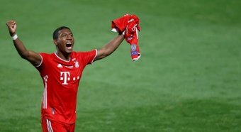 O Bayern lamenta a saída de Alaba.AFP