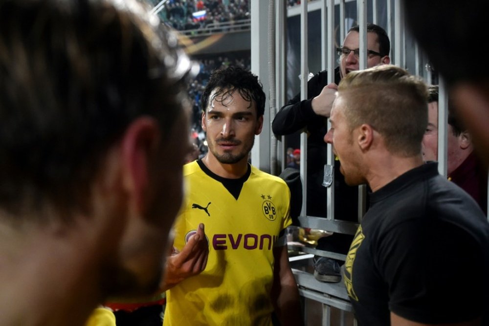 Tres jugadores del Borussia no renovarán. AFP